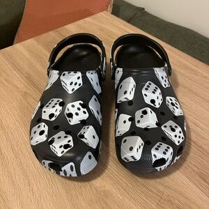 Dice Crocs. Never Worn